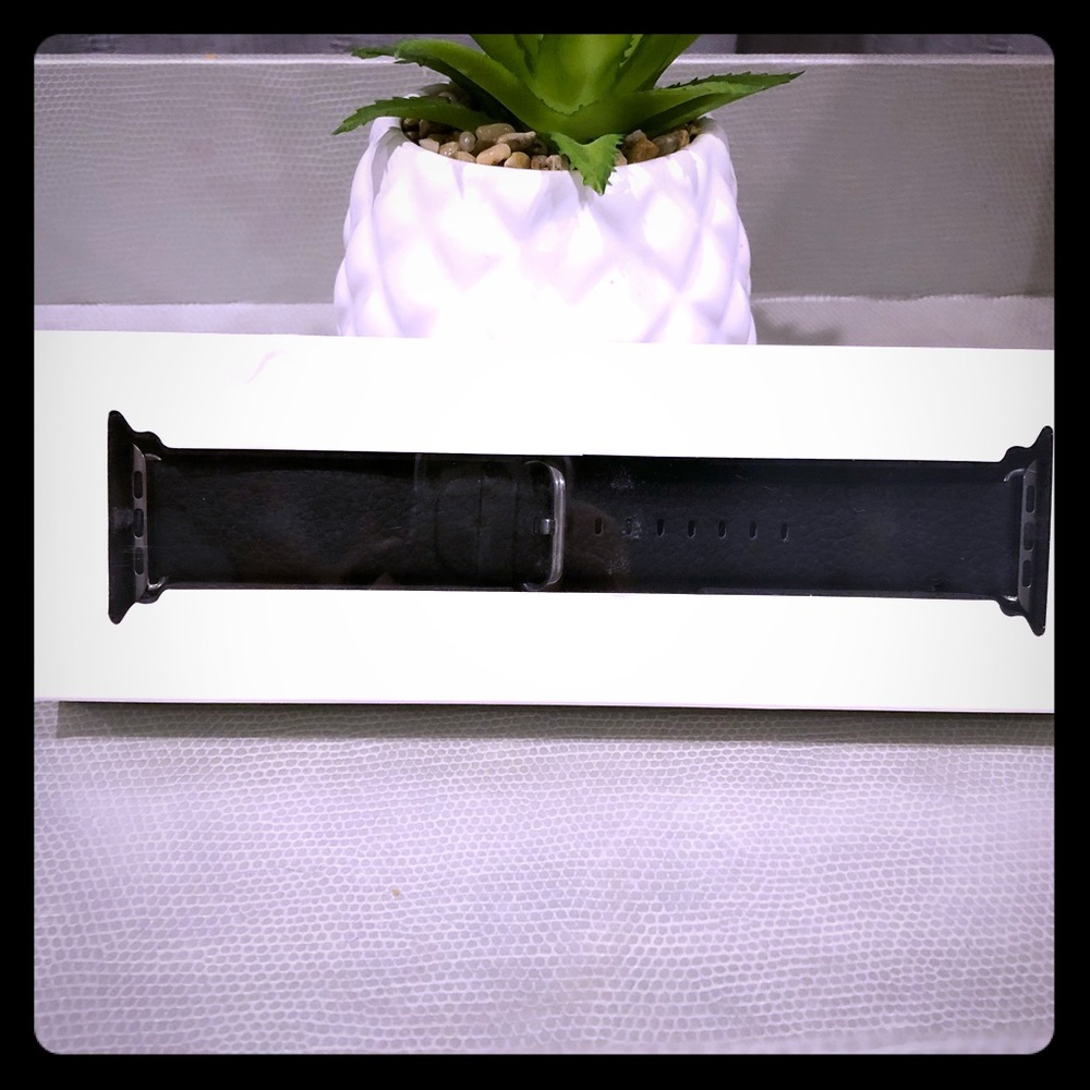 NIB APPLE watch strap leather